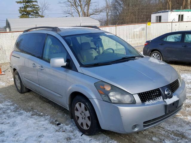 5N1BV28U94N362877 - 2004 NISSAN QUEST S SILVER photo 1