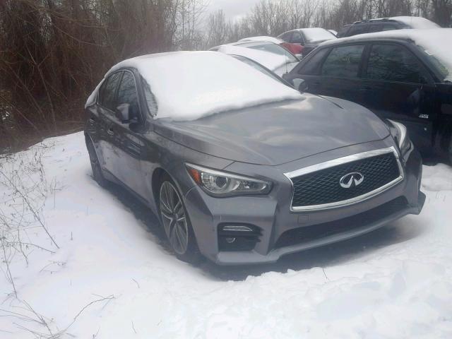 JN1BV7AR7FM412386 - 2015 INFINITI Q50 BASE GRAY photo 1