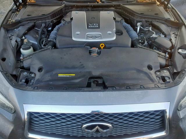 JN1BV7AR7FM412386 - 2015 INFINITI Q50 BASE GRAY photo 7