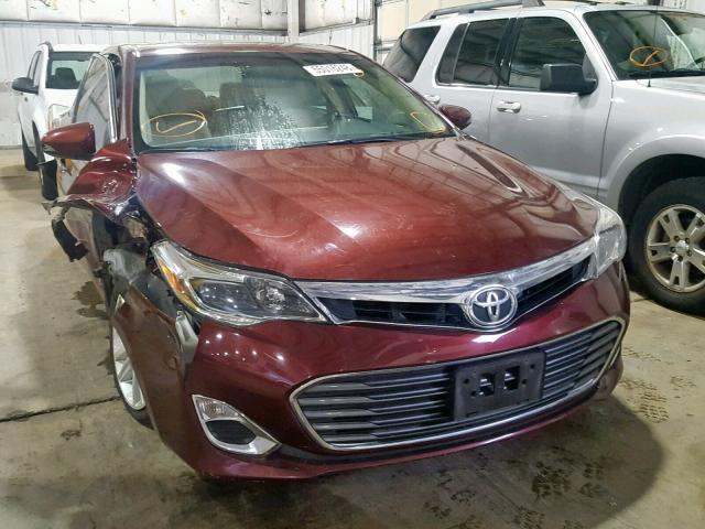 4T1BK1EB8DU047435 - 2013 TOYOTA AVALON BAS RED photo 1