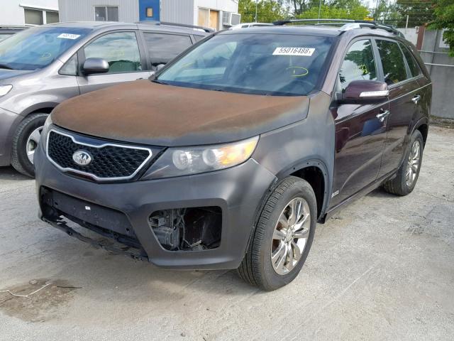 5XYKWDA2XCG219786 - 2012 KIA SORENTO SX RED photo 2