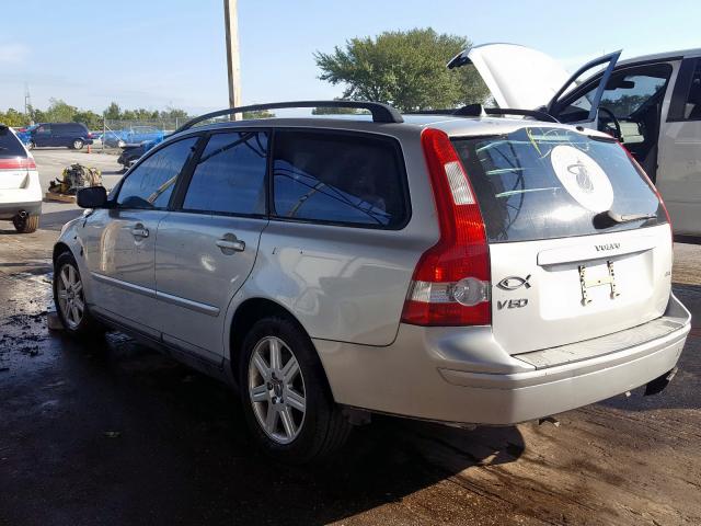 YV1MW382272270220 - 2007 VOLVO V50 2.4I SILVER photo 3