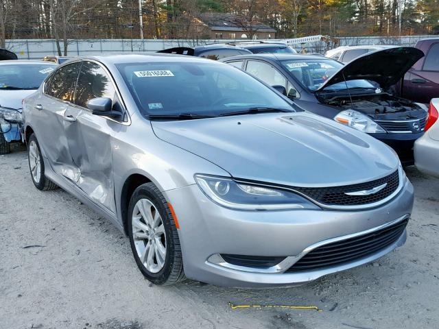 1C3CCCAB5FN504887 - 2015 CHRYSLER 200 LIMITE GRAY photo 1