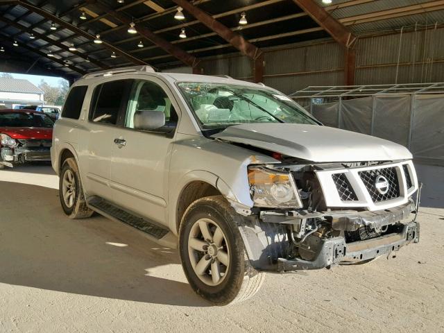 5N1BA0ND4EN606957 - 2014 NISSAN ARMADA SV SILVER photo 1