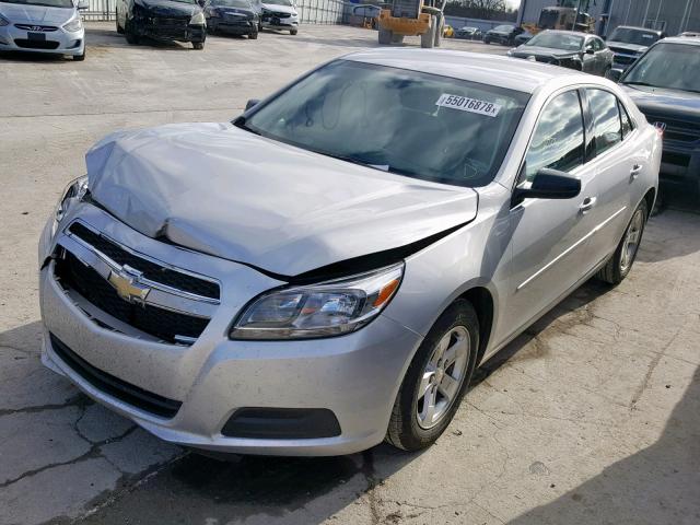 1G11B5SA3DF212419 - 2013 CHEVROLET MALIBU LS SILVER photo 2