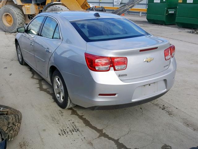 1G11B5SA3DF212419 - 2013 CHEVROLET MALIBU LS SILVER photo 3