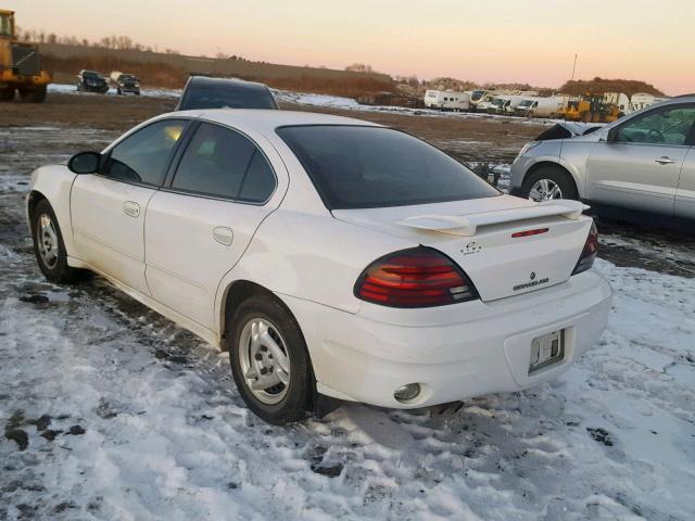 1G2NE52E05M144245 - 2005 PONTIAC GRAND AM S WHITE photo 3