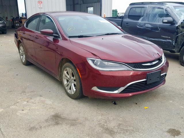 1C3CCCAB4FN639536 - 2015 CHRYSLER 200 LIMITE RED photo 1