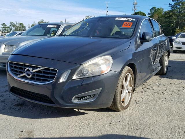 YV1612FS5D2184450 - 2013 VOLVO S60 T5 CHARCOAL photo 2