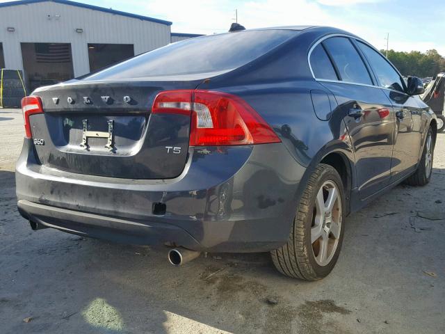 YV1612FS5D2184450 - 2013 VOLVO S60 T5 CHARCOAL photo 4