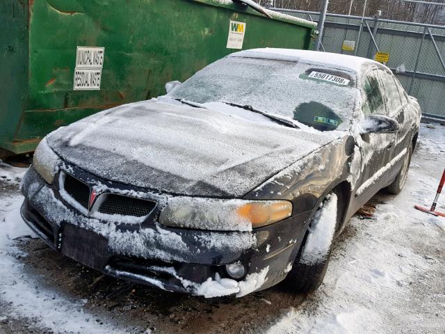 1G2HX52K234174583 - 2003 PONTIAC BONNEVILLE BLACK photo 2