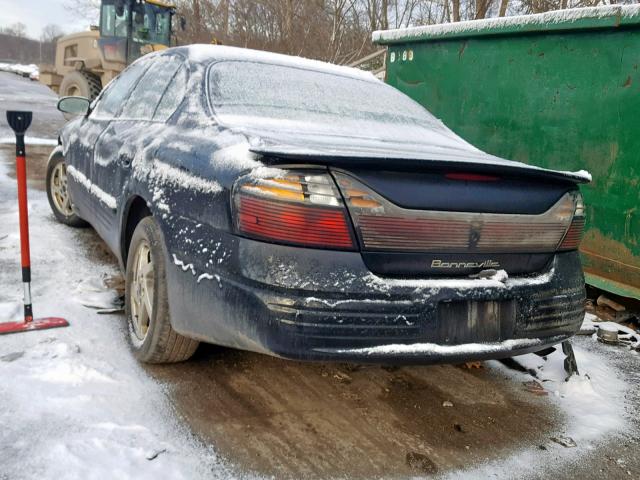 1G2HX52K234174583 - 2003 PONTIAC BONNEVILLE BLACK photo 3