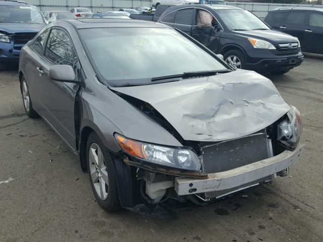 2HGFG12948H543819 - 2008 HONDA CIVIC EXL GRAY photo 1