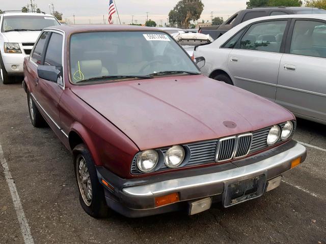 WBAAB6400H1686832 - 1987 BMW 325 E AUTO BURGUNDY photo 1