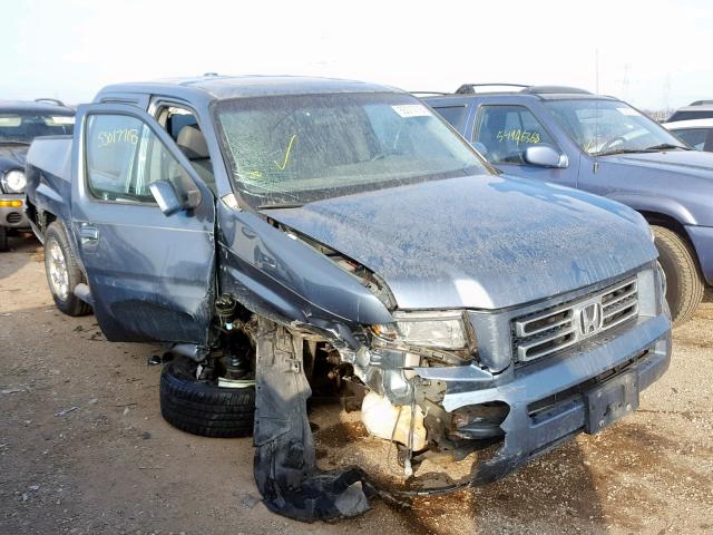 2HJYK16518H503447 - 2008 HONDA RIDGELINE BLUE photo 1