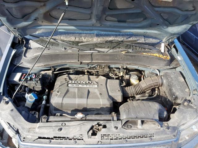 2HJYK16518H503447 - 2008 HONDA RIDGELINE BLUE photo 7