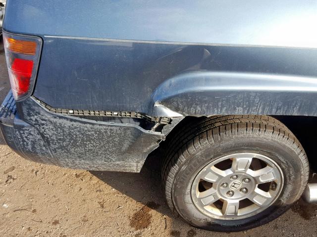 2HJYK16518H503447 - 2008 HONDA RIDGELINE BLUE photo 9