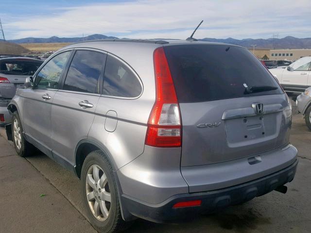 JHLRE38717C045360 - 2007 HONDA CR-V EXL SILVER photo 3