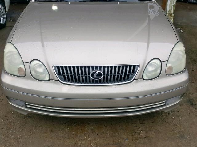 JT8BD69S520161529 - 2002 LEXUS GS 300 GOLD photo 9