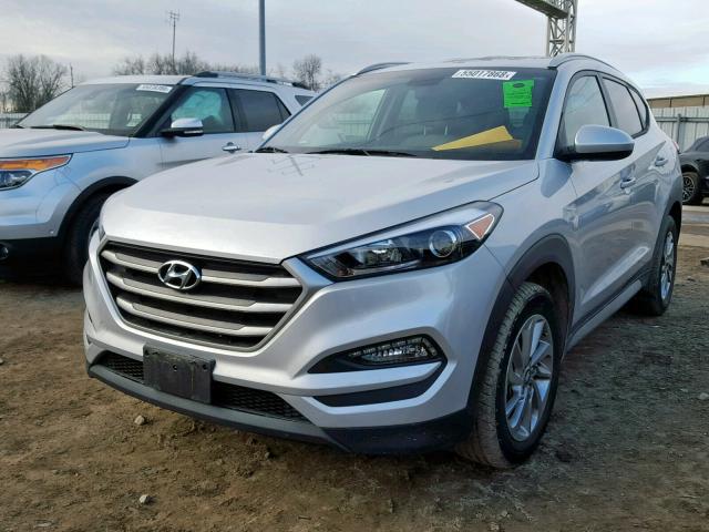 KM8J33A46HU494850 - 2017 HYUNDAI TUCSON LIM SILVER photo 2