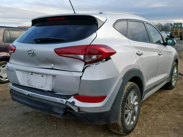 KM8J33A46HU494850 - 2017 HYUNDAI TUCSON LIM SILVER photo 4