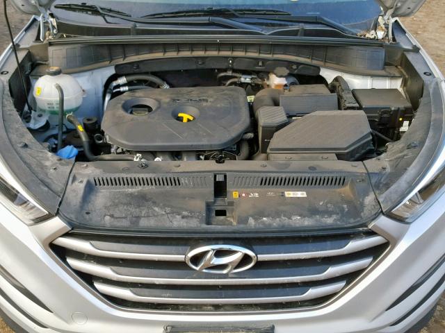 KM8J33A46HU494850 - 2017 HYUNDAI TUCSON LIM SILVER photo 7