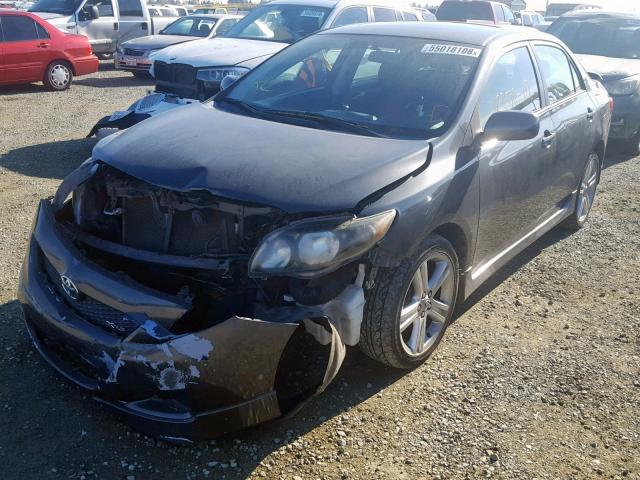 1NXBE40E59Z004656 - 2009 TOYOTA COROLLA XR 石墨色 照片 2