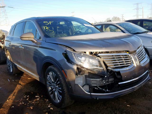 2LMTJ6LR4GBL50649 - 2016 LINCOLN MKX RESERV BROWN photo 1