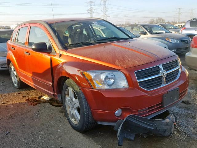 1B3HB48B18D526542 - 2008 DODGE CALIBER SX ORANGE photo 1