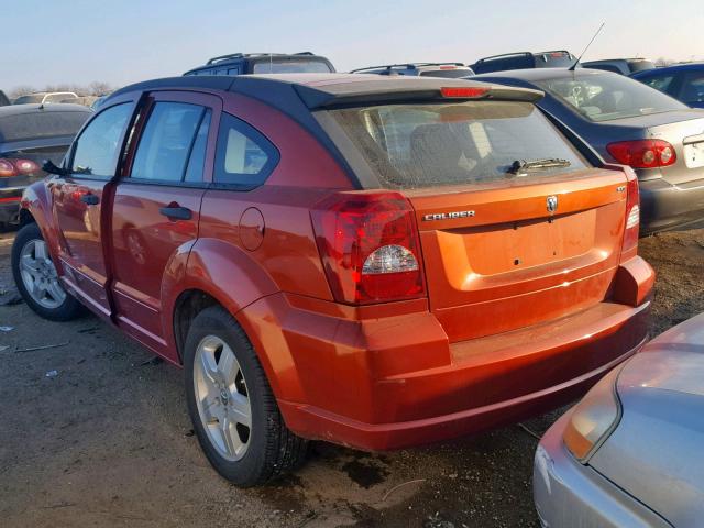 1B3HB48B18D526542 - 2008 DODGE CALIBER SX ORANGE photo 3