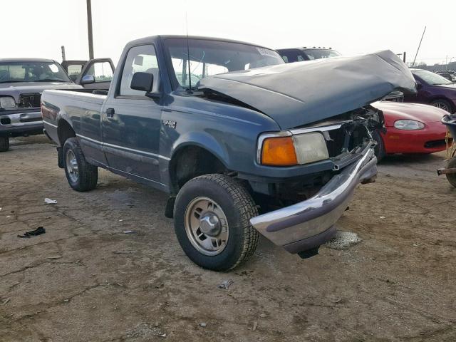 1FTCR10U9TTA45128 - 1996 FORD RANGER GREEN photo 1