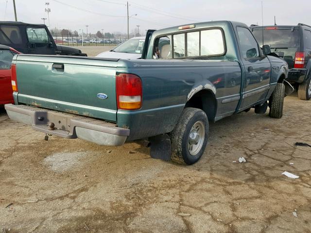 1FTCR10U9TTA45128 - 1996 FORD RANGER GREEN photo 4