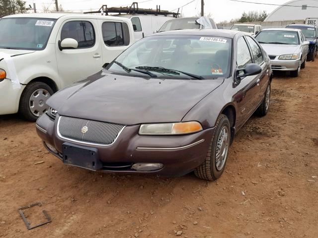 1C3EJ56H2VN566026 - 1997 CHRYSLER CIRRUS LX MAROON photo 2