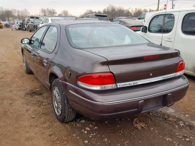 1C3EJ56H2VN566026 - 1997 CHRYSLER CIRRUS LX MAROON photo 3