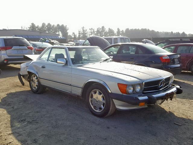 WDBBA48D8GA038213 - 1986 MERCEDES-BENZ 560 SL SILVER photo 1