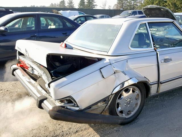 WDBBA48D8GA038213 - 1986 MERCEDES-BENZ 560 SL SILVER photo 9