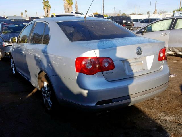 3VWEF71K57M191576 - 2007 VOLKSWAGEN JETTA WOLF SILVER photo 3