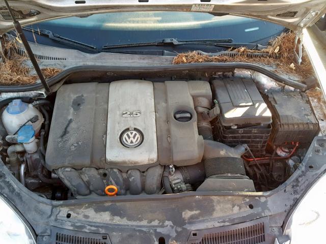 3VWEF71K57M191576 - 2007 VOLKSWAGEN JETTA WOLF SILVER photo 7