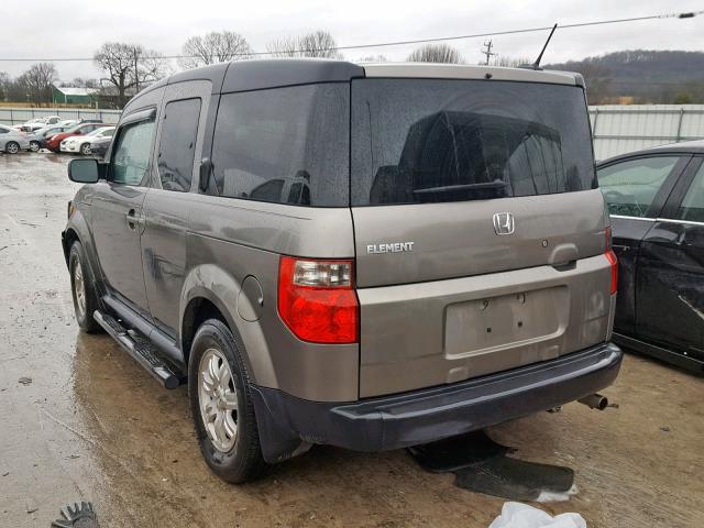 5J6YH18707L000148 - 2007 HONDA ELEMENT EX CHARCOAL photo 3