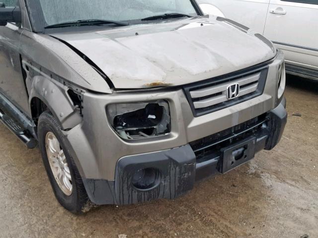 5J6YH18707L000148 - 2007 HONDA ELEMENT EX CHARCOAL photo 9