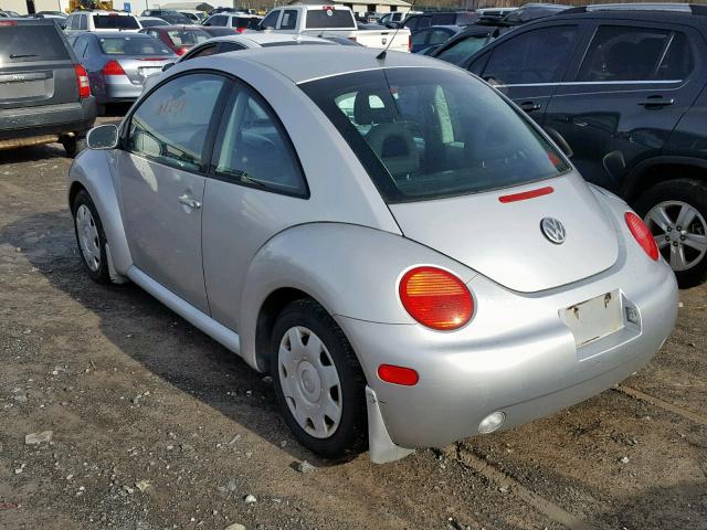 3VWBB21C81M474264 - 2001 VOLKSWAGEN NEW BEETLE SILVER photo 3