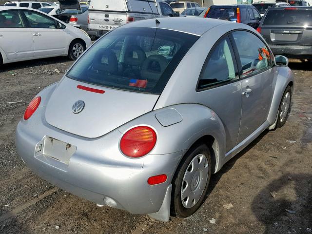 3VWBB21C81M474264 - 2001 VOLKSWAGEN NEW BEETLE SILVER photo 4