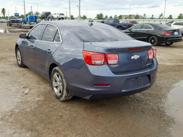 1G11C5SL1EF106406 - 2014 CHEVROLET MALIBU 1LT BLUE photo 3
