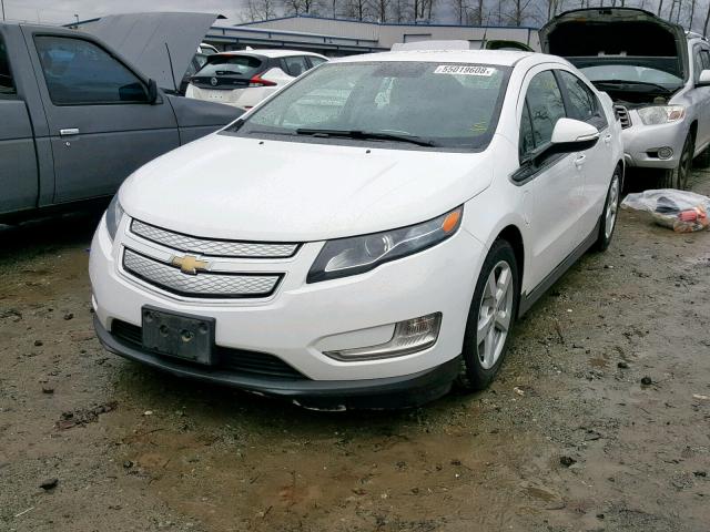 1G1RA6E47DU123787 - 2013 CHEVROLET VOLT WHITE photo 2