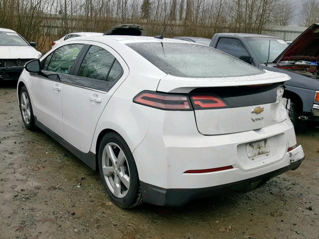 1G1RA6E47DU123787 - 2013 CHEVROLET VOLT WHITE photo 3