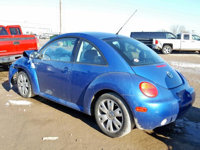 3VWCD21C23M440788 - 2003 VOLKSWAGEN NEW BEETLE Mavi foto 3