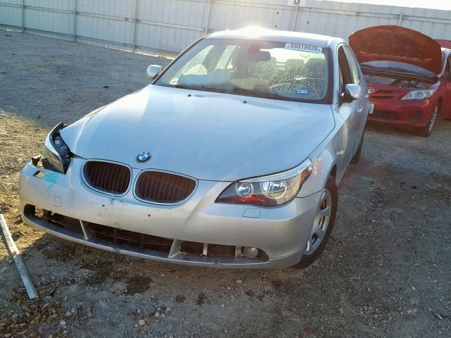 WBANA53524B854549 - 2004 BMW 525 I SILVER photo 2