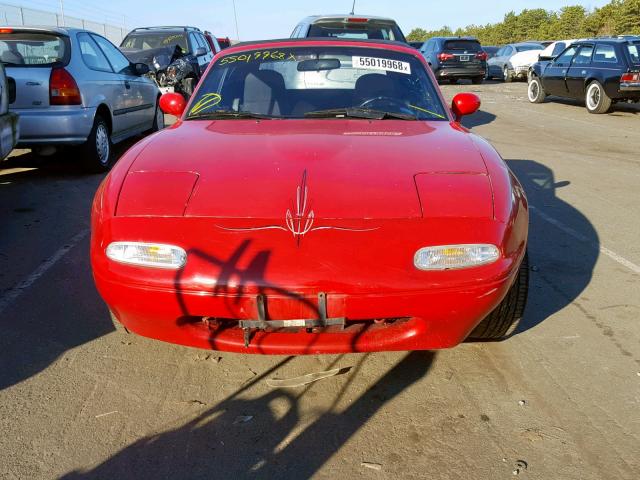 JM1NA3516L0126437 - 1990 MAZDA MX-5 MIATA RED photo 10