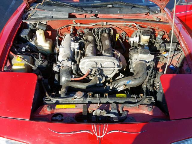 JM1NA3516L0126437 - 1990 MAZDA MX-5 MIATA RED photo 7