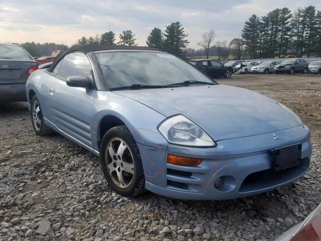 4A3AE45G04E052219 - 2004 MITSUBISHI ECLIPSE SP BLUE photo 1